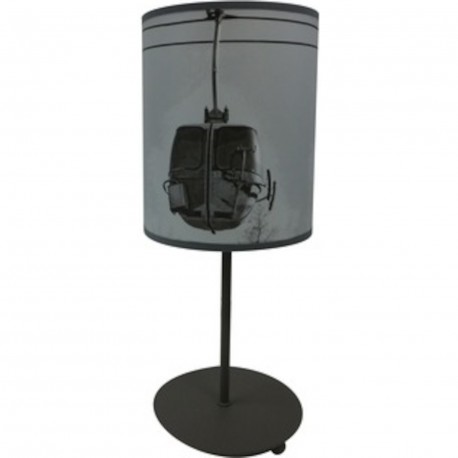 Lampe métal ronde
