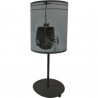 Lampe métal ronde