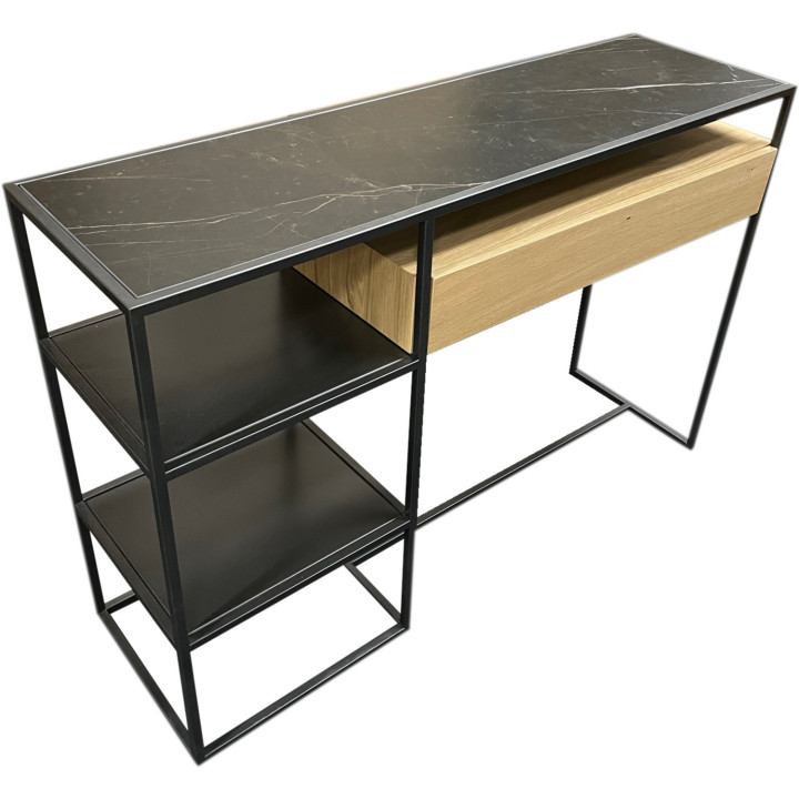 Console danube con piano in marmo