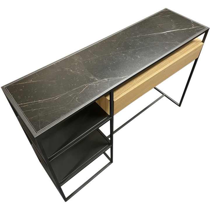 Console danube avec plateau marbre