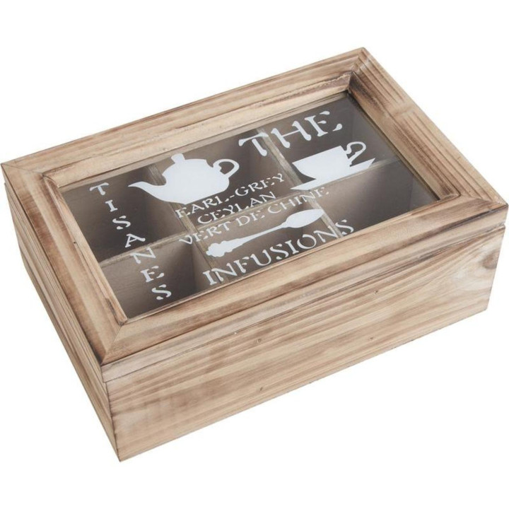 Glazed tea box