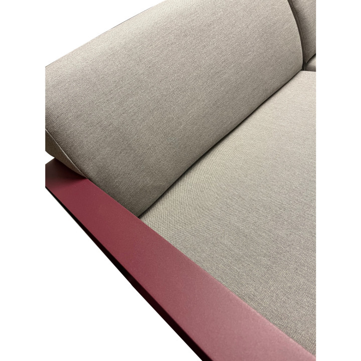 Canape d'exterieur en aluminium