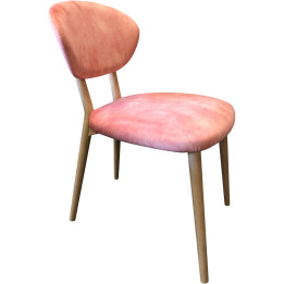 Sedia Toro con gambe in legno