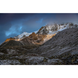 Valli illuminate in foto su dibond - 60x40