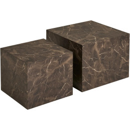 Set of two Prague cube tables