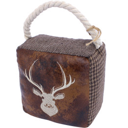 Deer cube doorstop