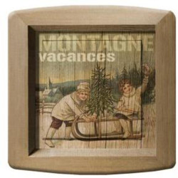 Interruttore decorato vacanze in montagna - Interrupteur simple