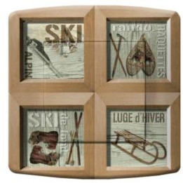 Decorated ski, hiking & sledge light switch