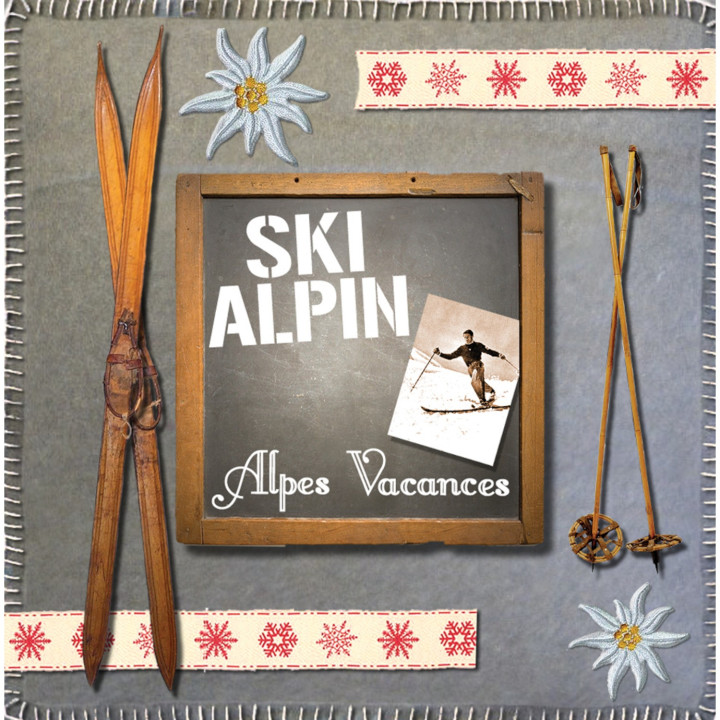 Interruttore decorato sci alpino