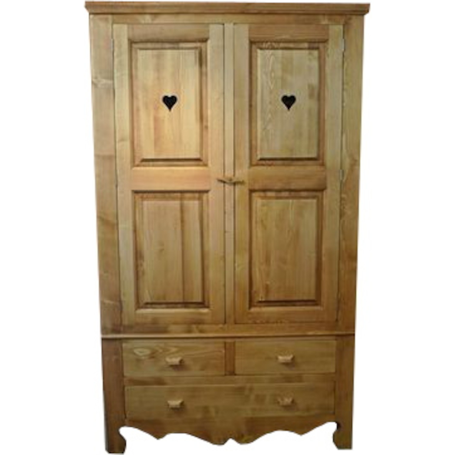 Armoire 2 portes 3 tiroirs