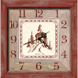 Decorative switch chamois clock - Interrupteur simple