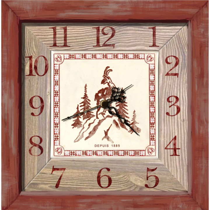 Decorative switch chamois clock