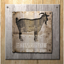 Decorative switch Alpine dairy