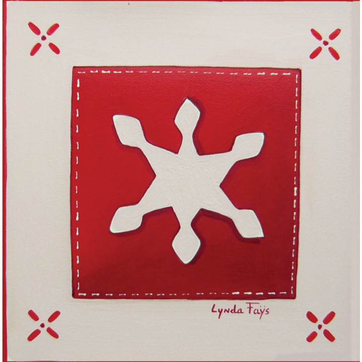 Interruttore decorato fiocco rosso