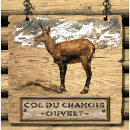 Decorated switch col du chamois