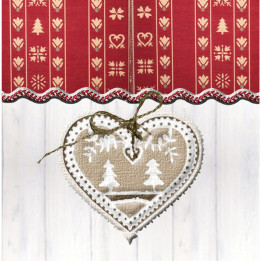 Decorated red lace heart light switch