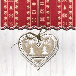 Interrupteur décoré coeur dentelle rouge - Interrupteur simple