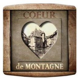 Decorated heart of Annecy light switch