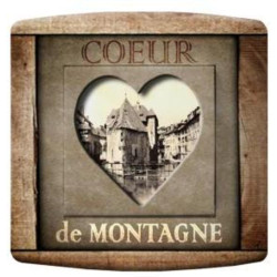 Interrupteur décoré coeur d'annecy - Interrupteur simple
