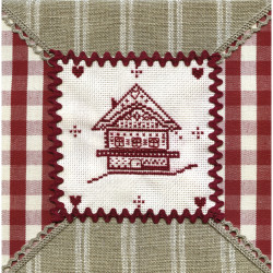 Interrupteur décoré chalet - Interrupteur simple