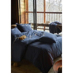 Parure de drap + 2 taies d'oreiller flanelle montagnes et chalets