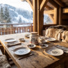 Megeve Collection: white ceramic tableware | Le Coin Montagne