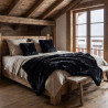 Cocon Collection: faux fur cushions and throw | Le Coin Montagne