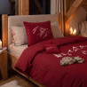 Grandeur nature Collection: red bed linen | Le Coin Montagne