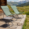 Jardin Collection: folding sun loungers and stool | Le Coin Montagne