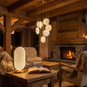 Oasis Collection: gold metal and plexi lights | Le Coin Montagne